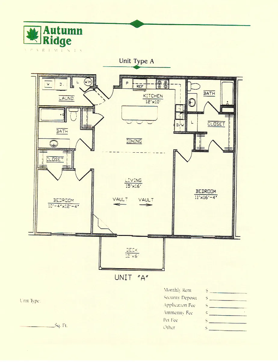 Floor plan A Layout