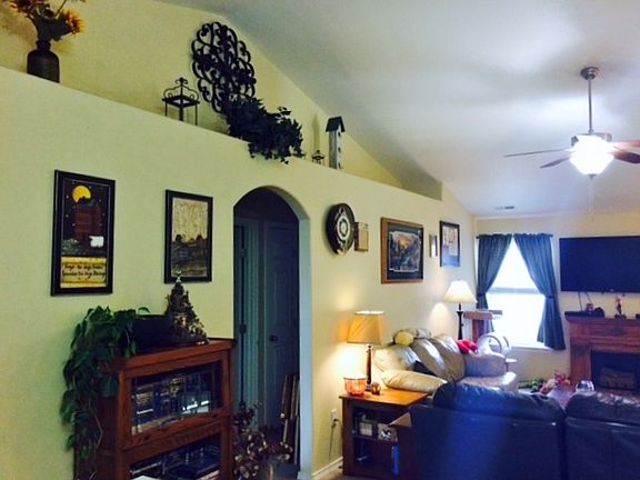 Living Room w/Above Storage