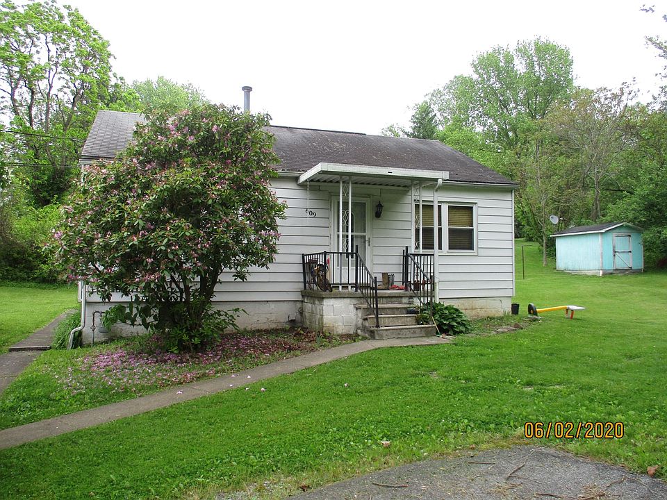 House and outbuilding