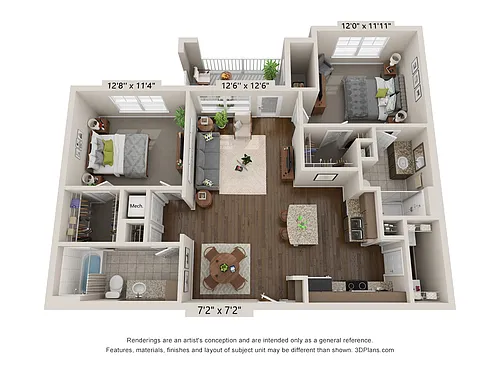 Floor plan B1