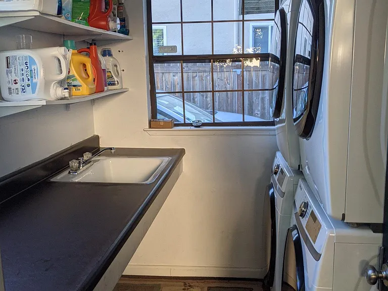 Onsite shared laundry (cost included in rent)