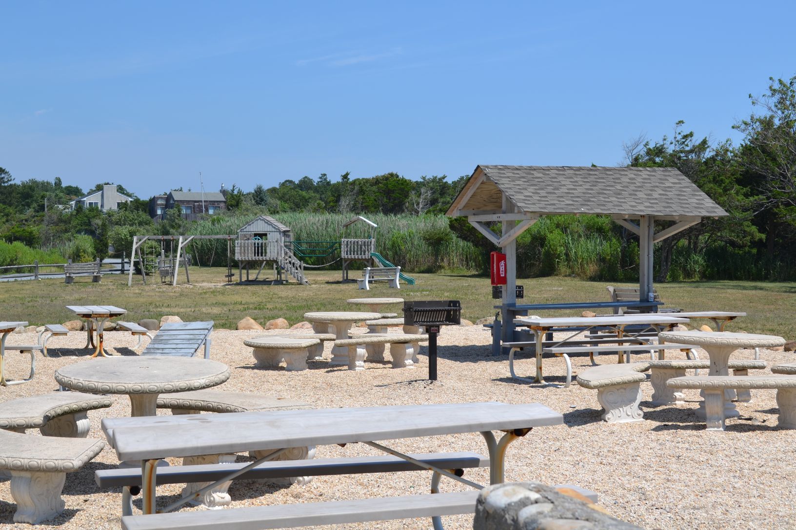  picnic area with gzebo