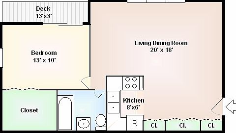 5th image of 417 S Kenilworth Ave APT 6