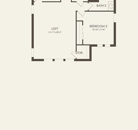 Second Floor 2 br 2.5 ba