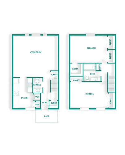 Floor plan BTH1-Townhome
