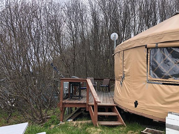 Outside Yurt