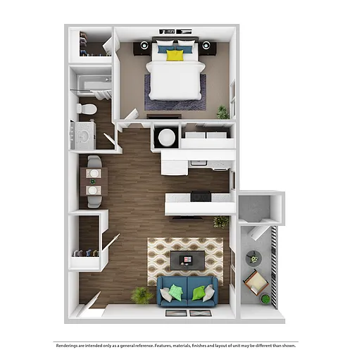 Floor plan 1x1 Upgrade