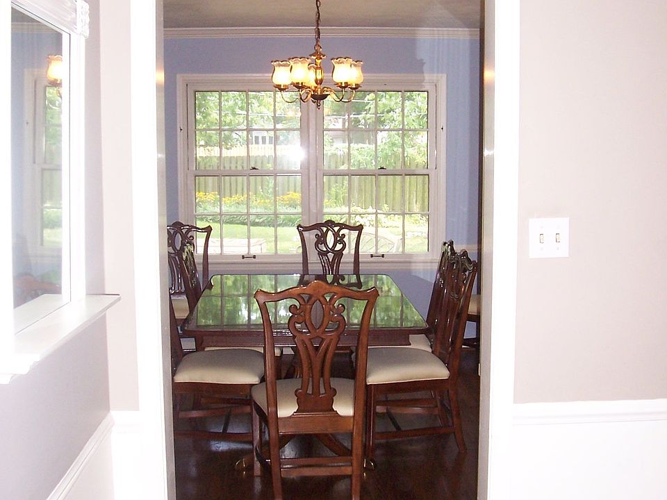 From the entry looking into the dining room