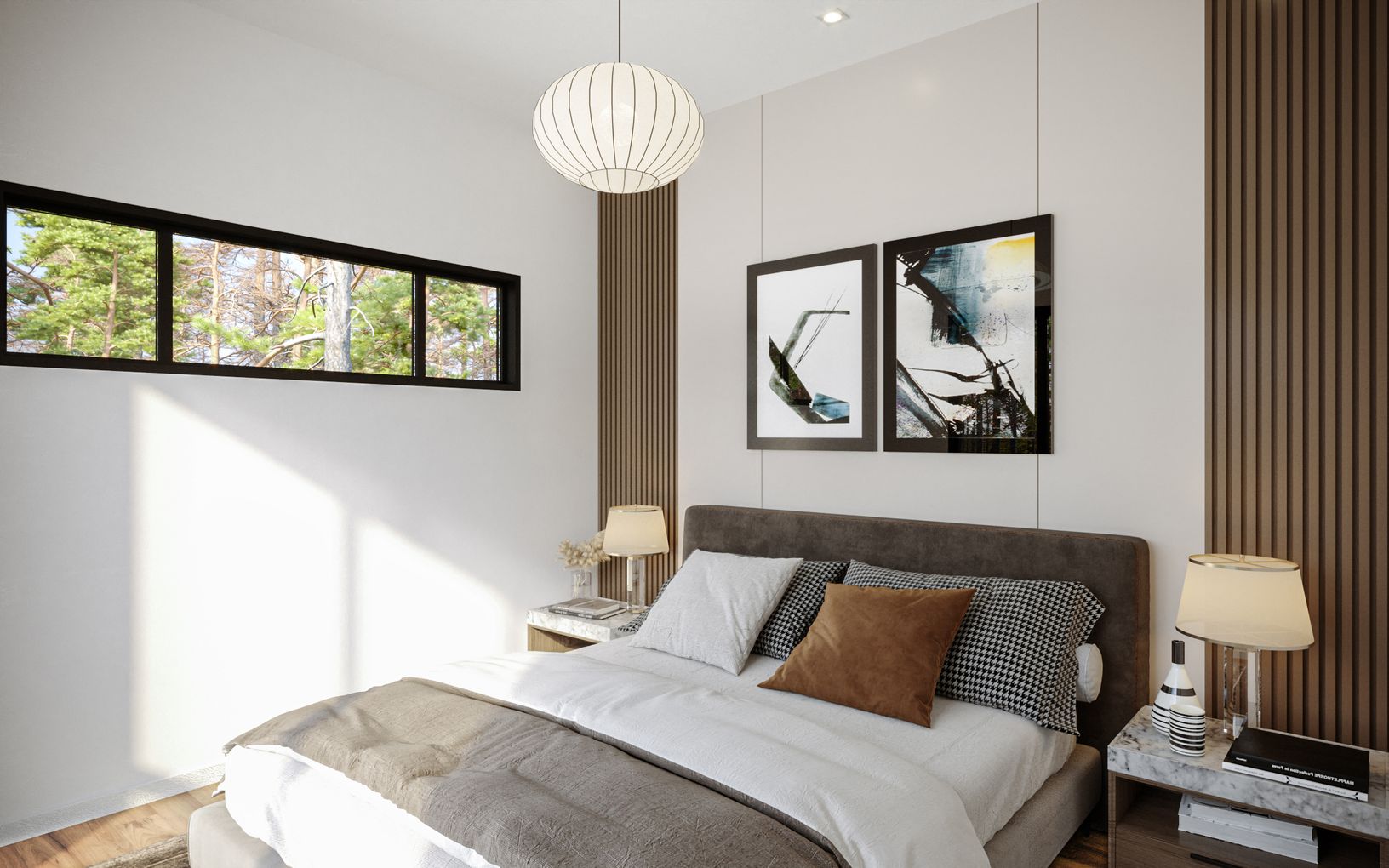  Bedroom-3D Rendering 