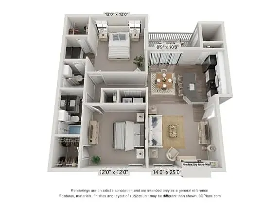 Floor plan Champions B B1