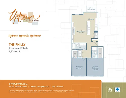 Floor plan The Philly