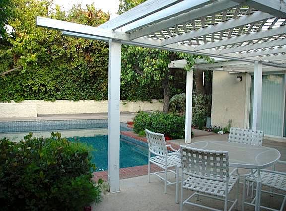 covered patio area