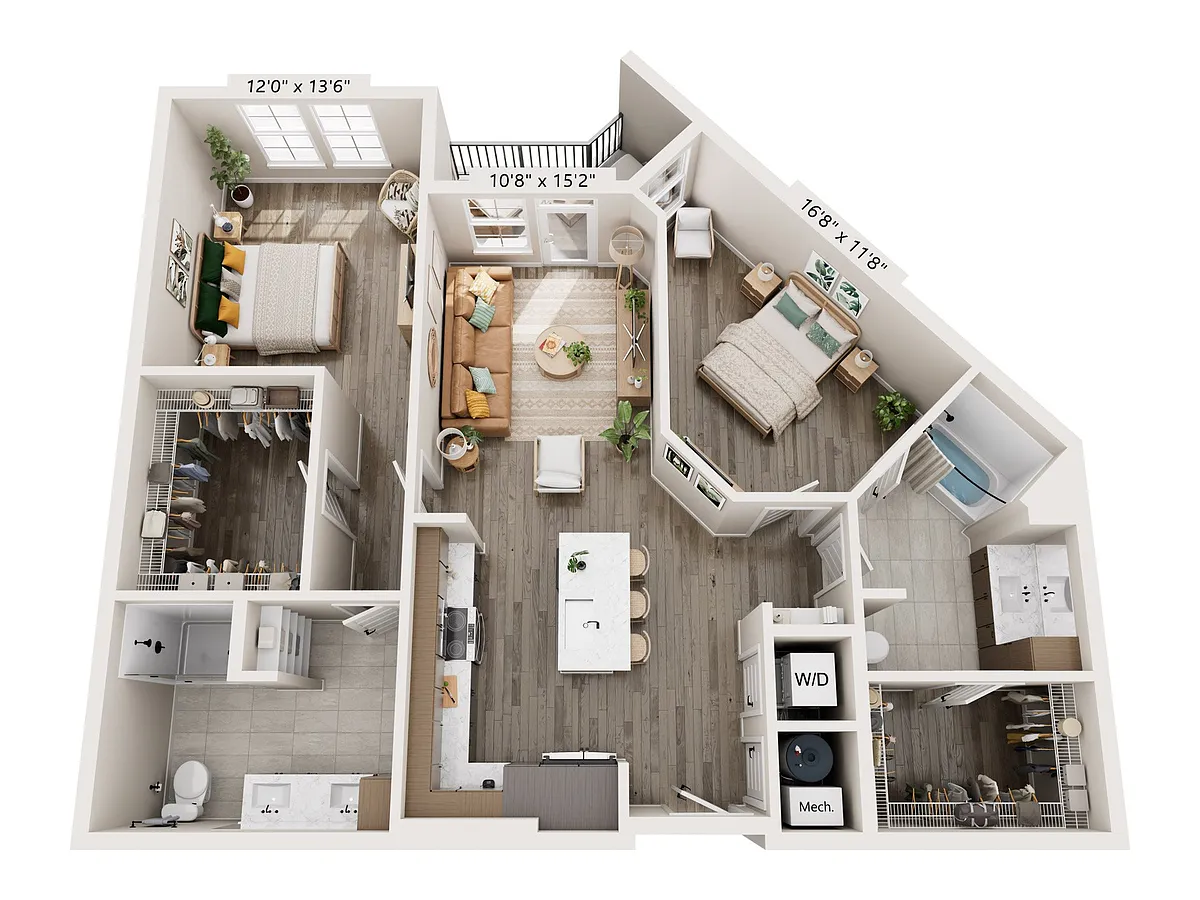 Floor plan B3