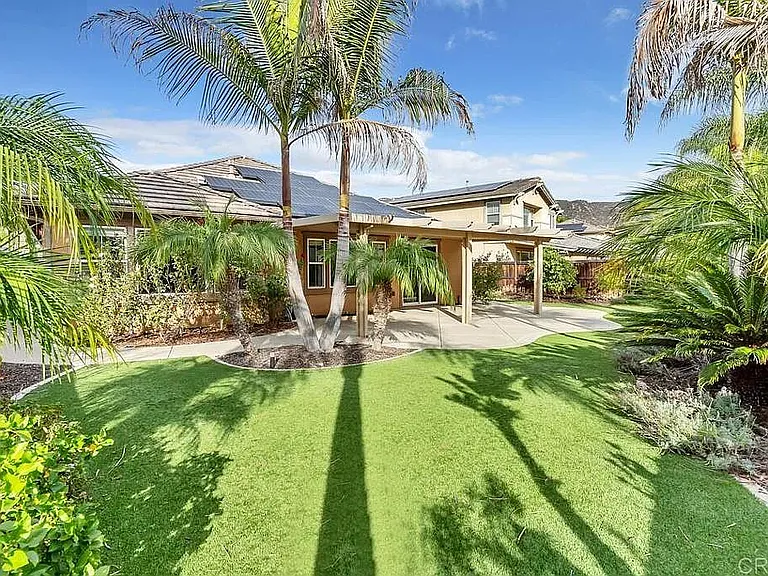 Low maintenance backyard