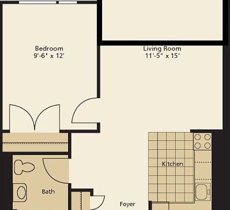 2nd image of 211 E 3rd St APT 3F