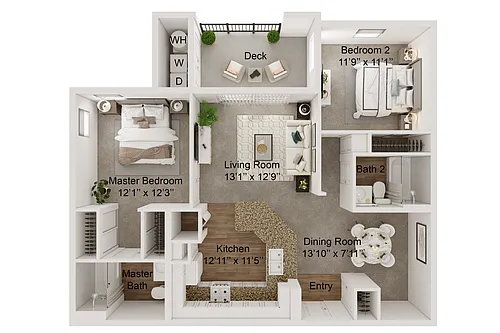 Floor plan Plan B2