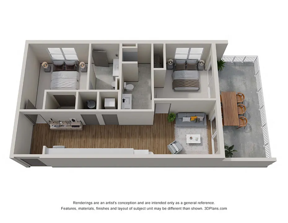 Floor plan B3