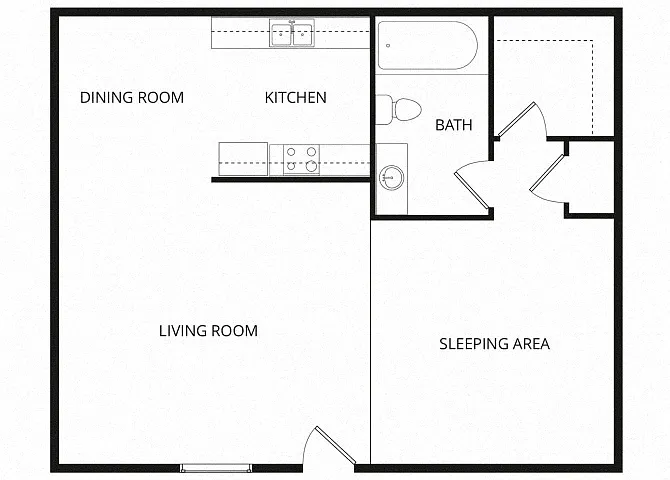 Floor plan Studio