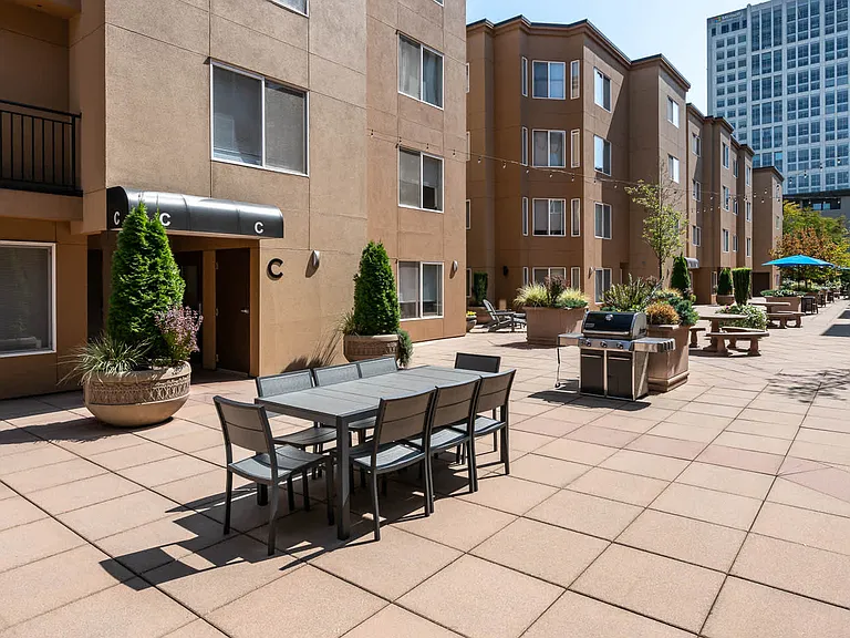 Courtyard and Grilling Area