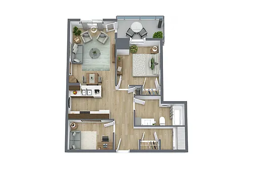 Floor plan 1000A-A211