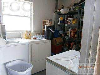 Utility room off of garage