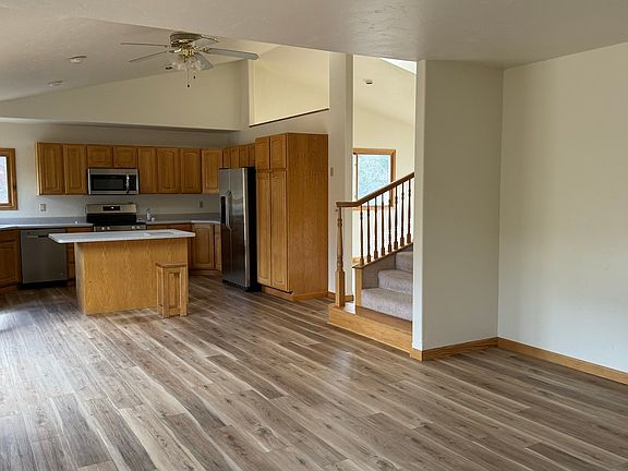 Large Open Concept Living and Kitchen Area
