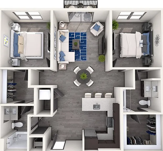Explore the inviting design of this contemporary apartment, perfect for modern living. Explore the inviting design of this contemporary apartment, perfect for modern living.