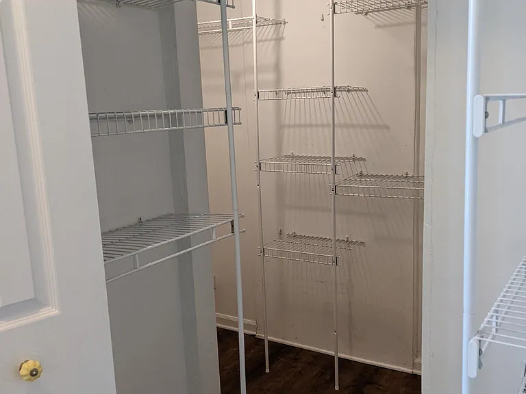 Main bedroom Right L-shaped walk in closet.