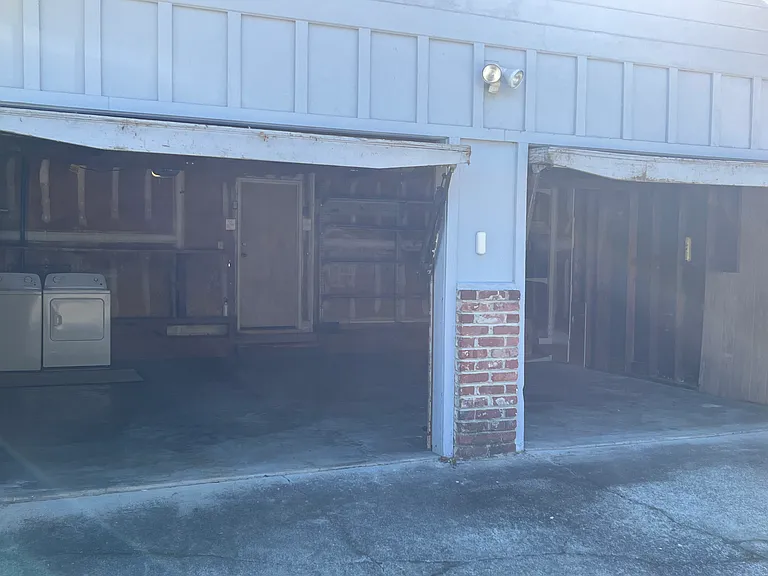 2 car garage with plenty of storage