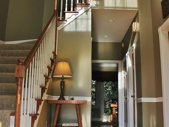 Grand two-story foyer
