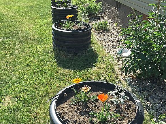 Flower planters backside 