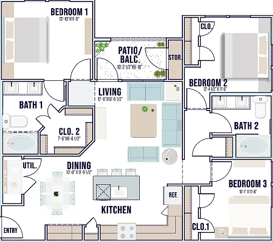C1 | 1,175 sq ft C1 | 1,175 sq ft