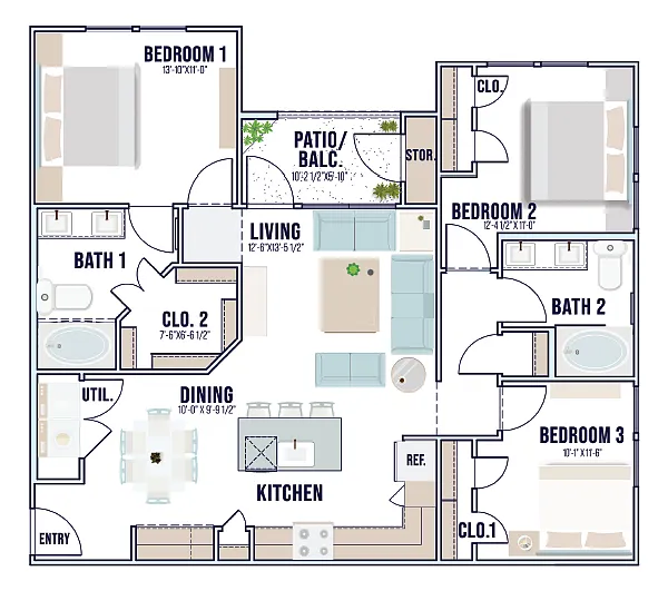 Floor plan C1