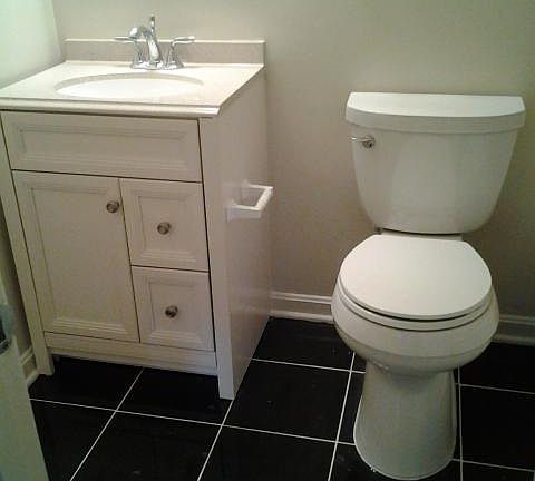 first bathroom
