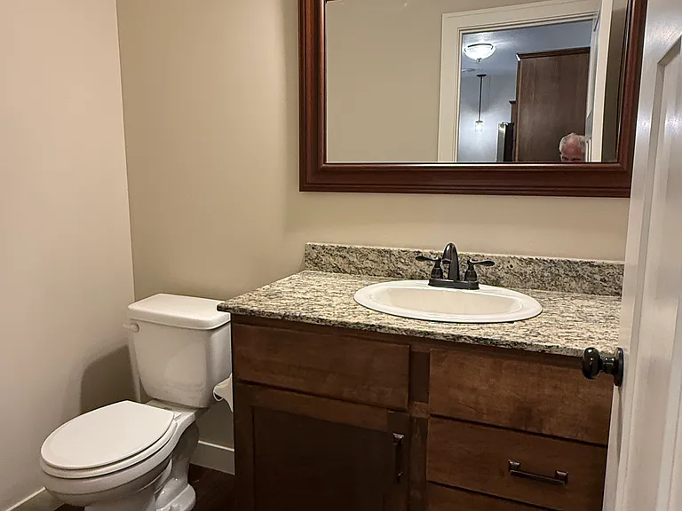 Main floor half bath