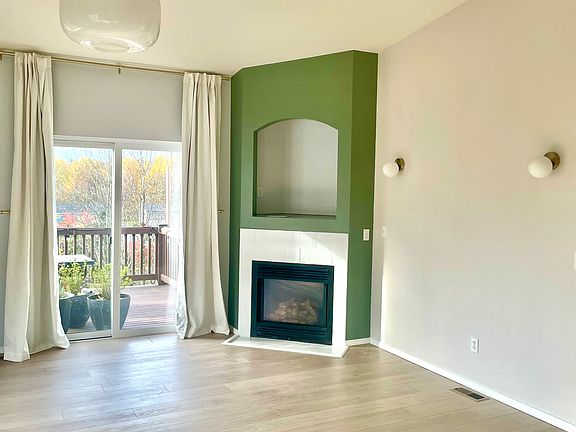 Tall ceilings and open living room