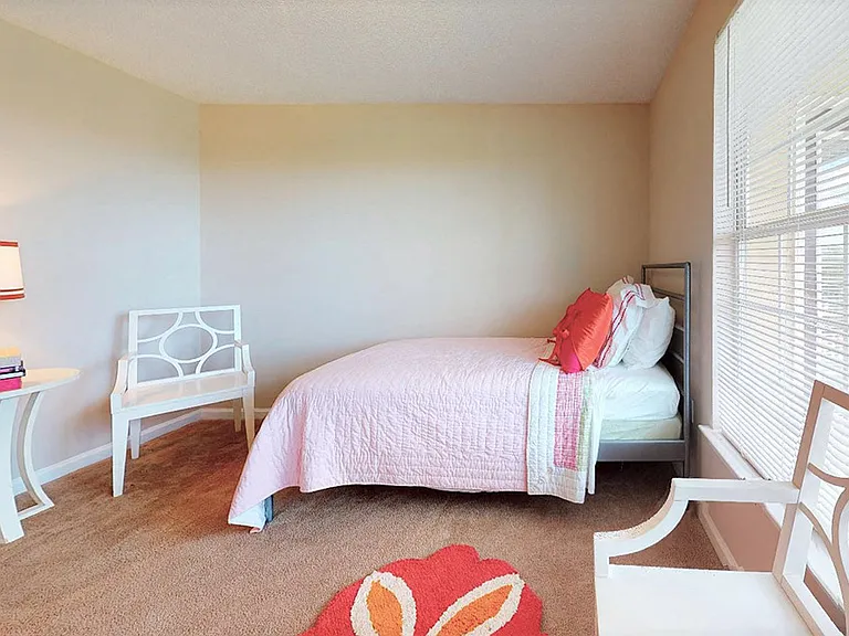 Stretch out in this large bedroom