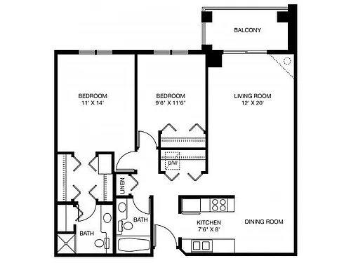 Floor plan 2B