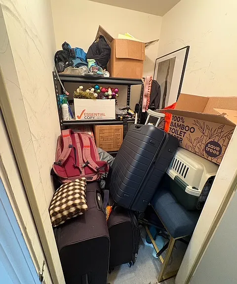 private storage unit in basement