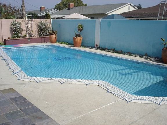 Secured - sparkling pool