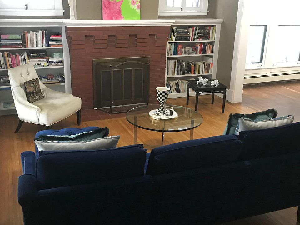 Tons of room for a large sofa.