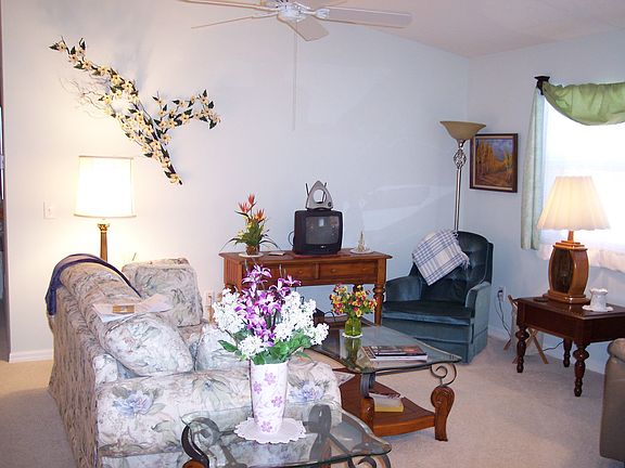 Vaulted ceiling living room