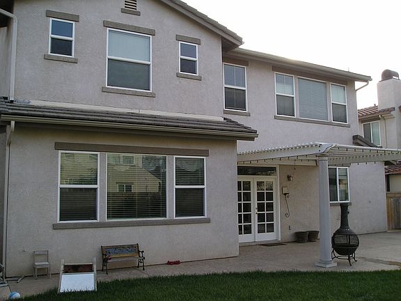 Back of home.