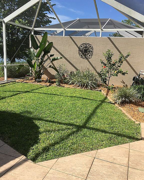 Extended Lanai for flowers