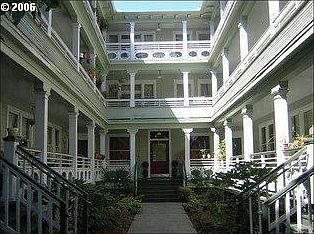 Courtyard Entrance and balconeys