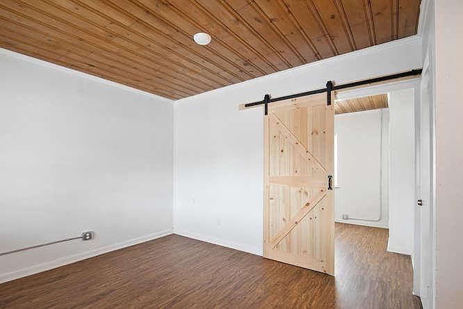1 Bedroom / 1 Bathroom separated by sliding barn door