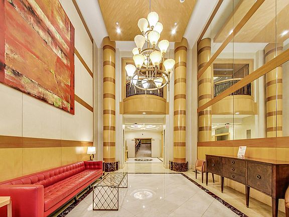 Secured main lobby with concierge