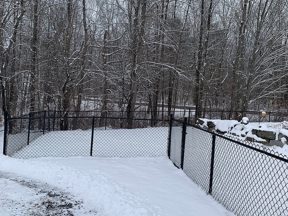 Large fenced backyard