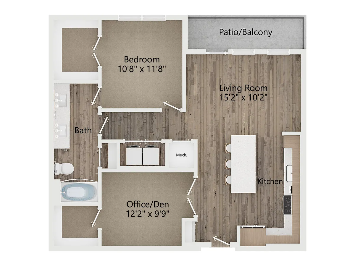 Floor plan A13