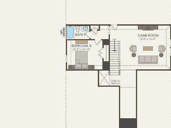 Second Floor 3 br 3 ba